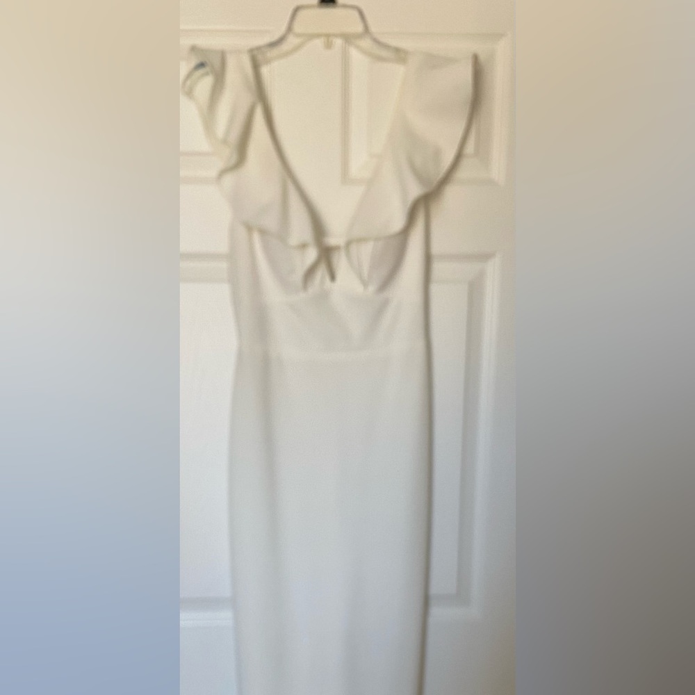 White full length formal dress size 4